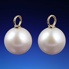 Guľaté sladkovodné perly k náušniciam Kate 9mm